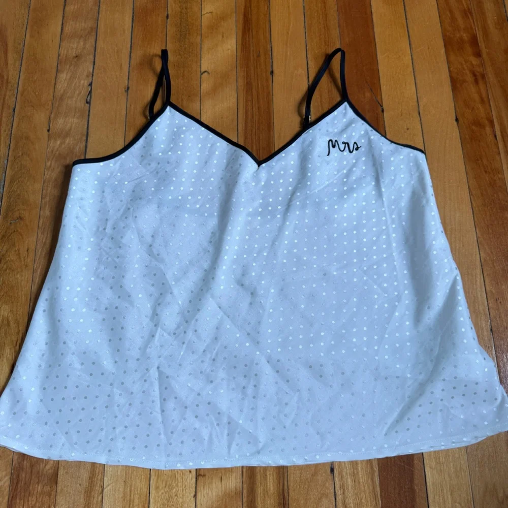 Kate Spade Bridal “Mrs.” Cami Top